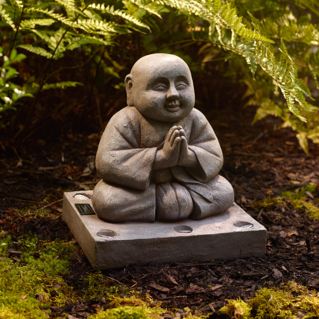 Solar Buddha Statue Smart Living Home & Garden